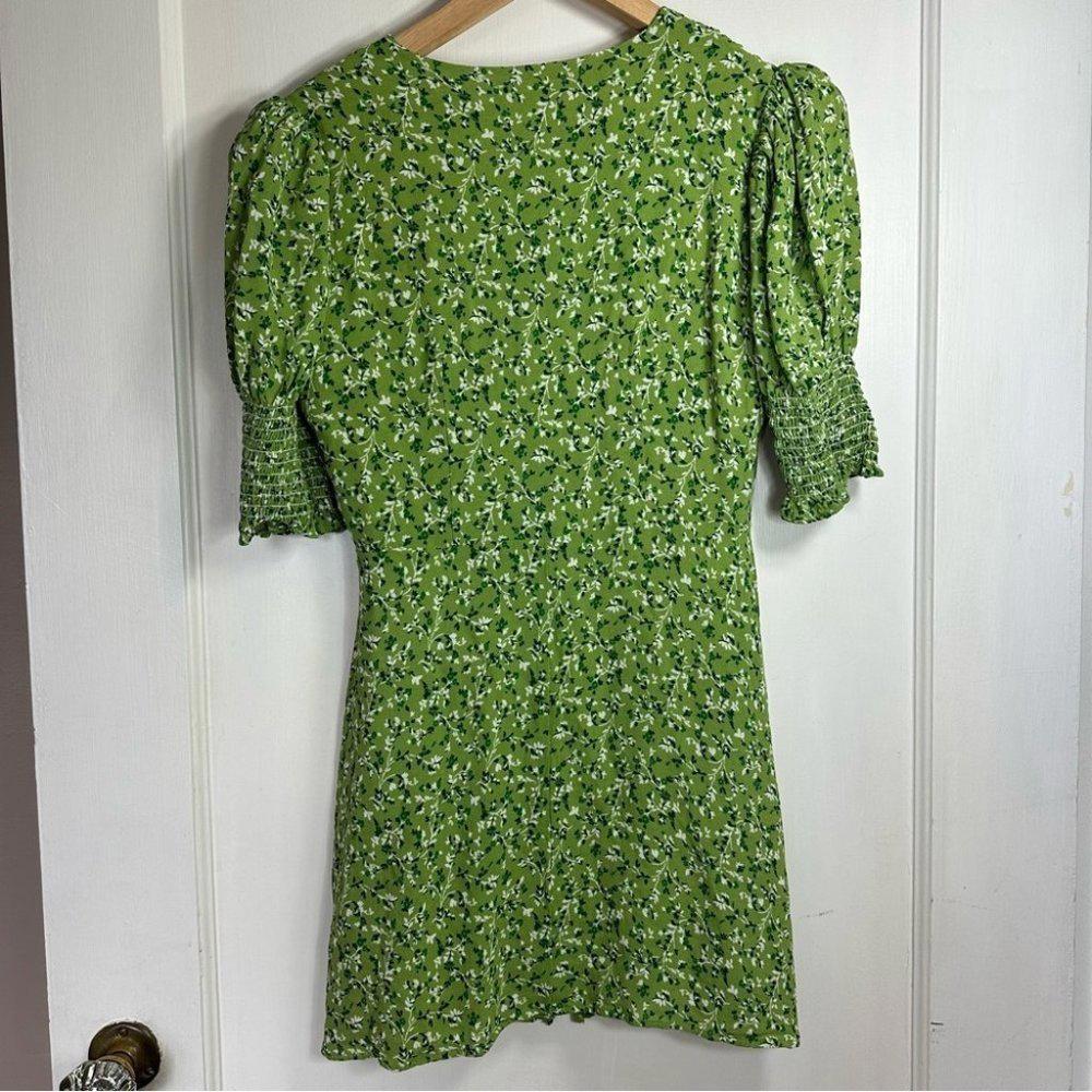 Reformation Green Floral Mini Dress - Picture 9 of 11